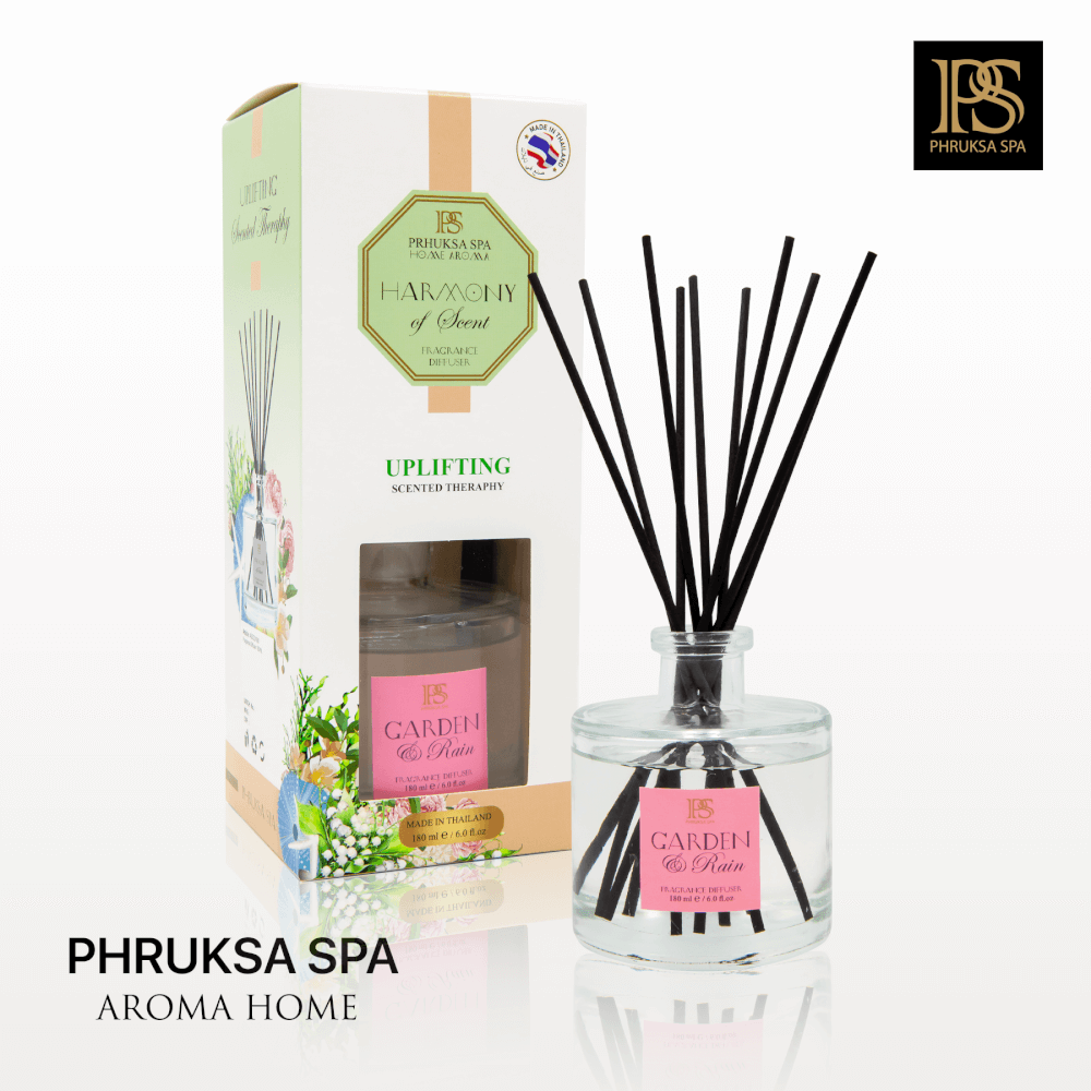 ก้านไม้หอมปรับอากาศ PHRUKSA SPA  ขนาด 180 มล.  กลิ่นสวนดอกไม้_1